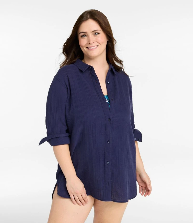 Women's Cloud Gauze Cover-Up Shirt