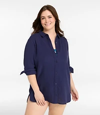 Women's Cloud Gauze Cover-Up Shirt