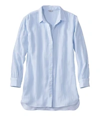 Women's Cloud Gauze Cover-Up Shirt, Stripe