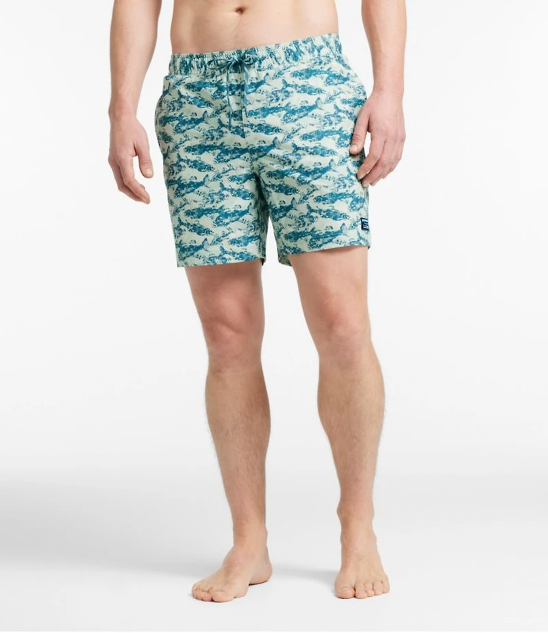 Men's Vacationland Stretch Swim Trunks, Print