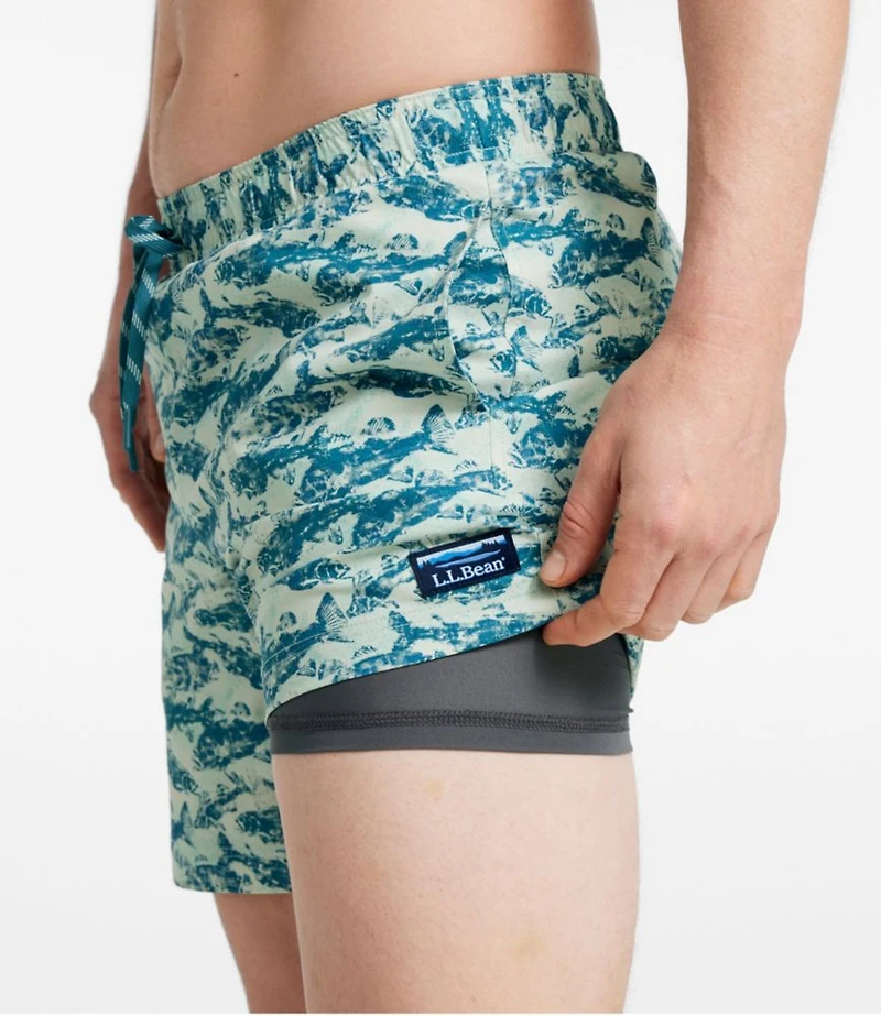 Men's Vacationland Stretch Swim Trunks, Print