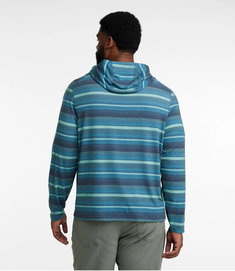 Men's Everyday SunSmart® Tee, Long-Sleeve Hoodie Stripe
