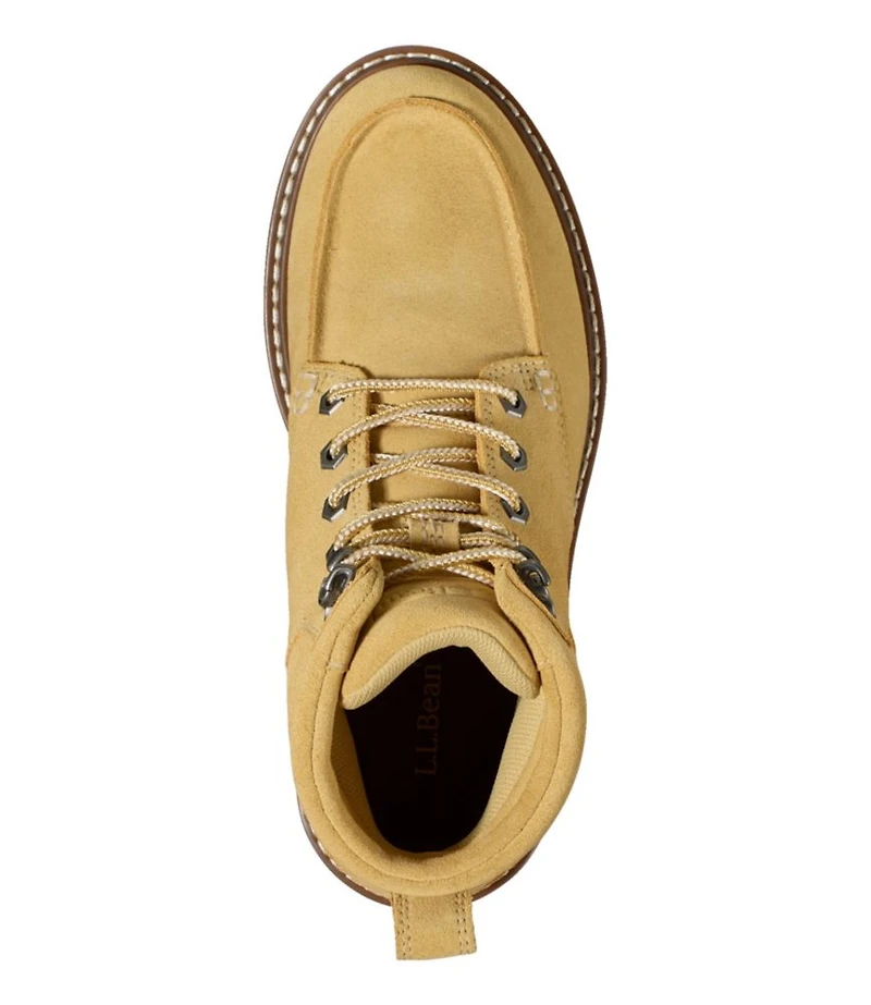 Women's Stonington Boots, Suede Moc-Toe