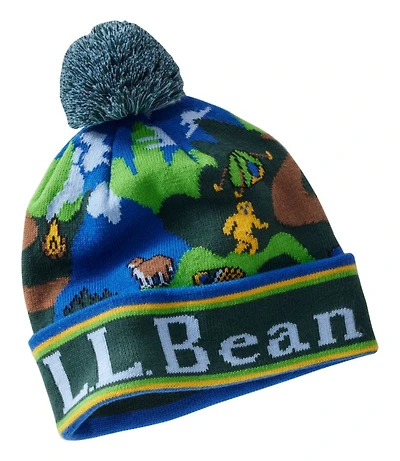Kids' L.L.Bean Pom Hat, Landscape