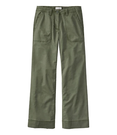 Women's Signature Utility Pants, Mid-Rise Wide-Leg Ankle-Length