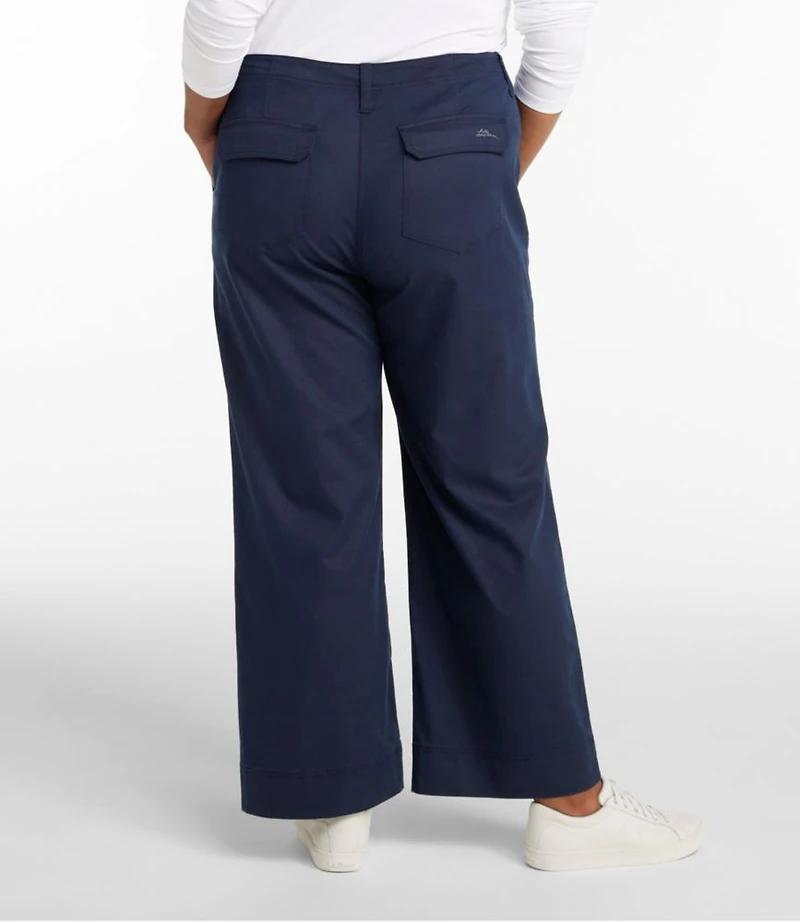 Women's Signature Utility Pants, Mid-Rise Wide-Leg Ankle-Length