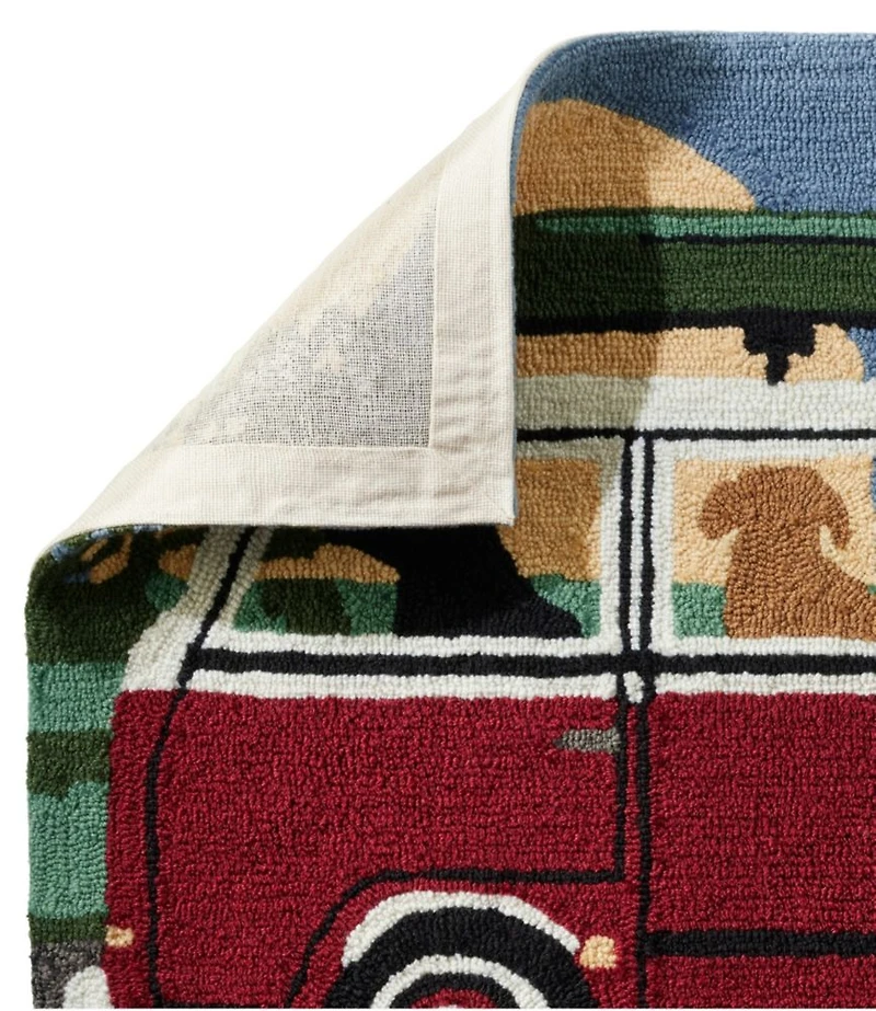 Indoor/Outdoor Vacationland Runner, Camping Trip