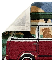 Indoor/Outdoor Vacationland Runner, Camping Trip