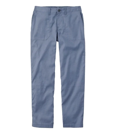 Women's Comfort Stretch Cotton/Linen Pants, High-Rise Ankle