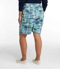 Women's Comfort Stretch Shorts, Patchwork Bermudas 9"