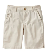 Women's Comfort Stretch Shorts, Chino Bermudas 9"