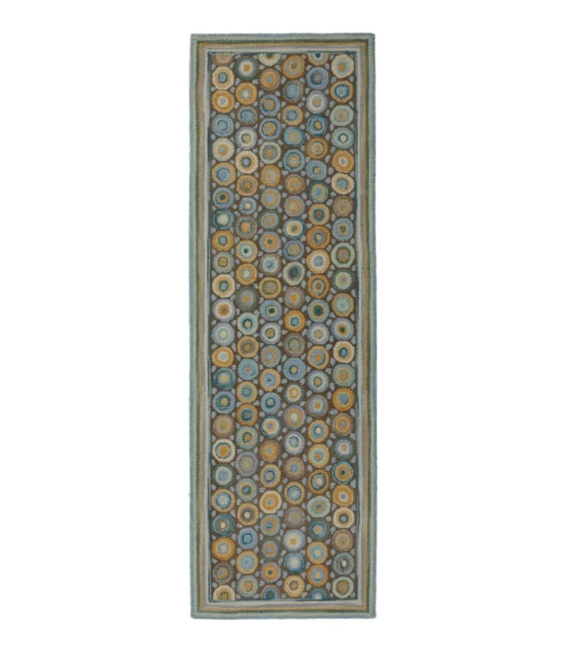Bean's Wool Hooked Runner, Coins
