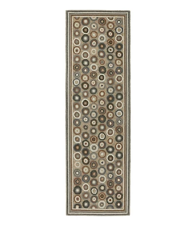 Bean's Wool Hooked Runner, Coins