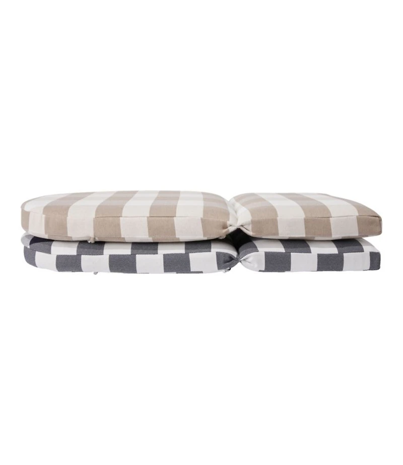 Adirondack Chair Seat and Back Cushion, Buffalo Plaid
