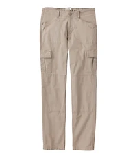 Women's Stretch Canvas Cargo Pants, Mid-Rise Straight-Leg