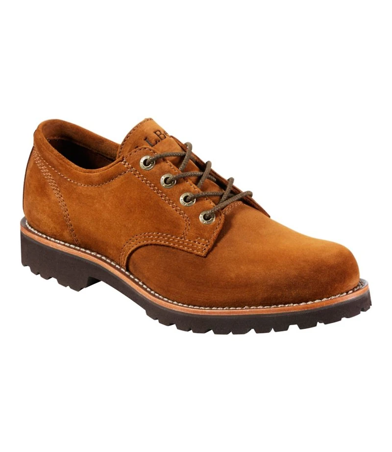 Men's Bucksport Shoes, Plain Toe Suede