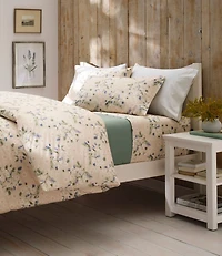 Premium Egyptian Percale Comforter Cover Collection, Daisy