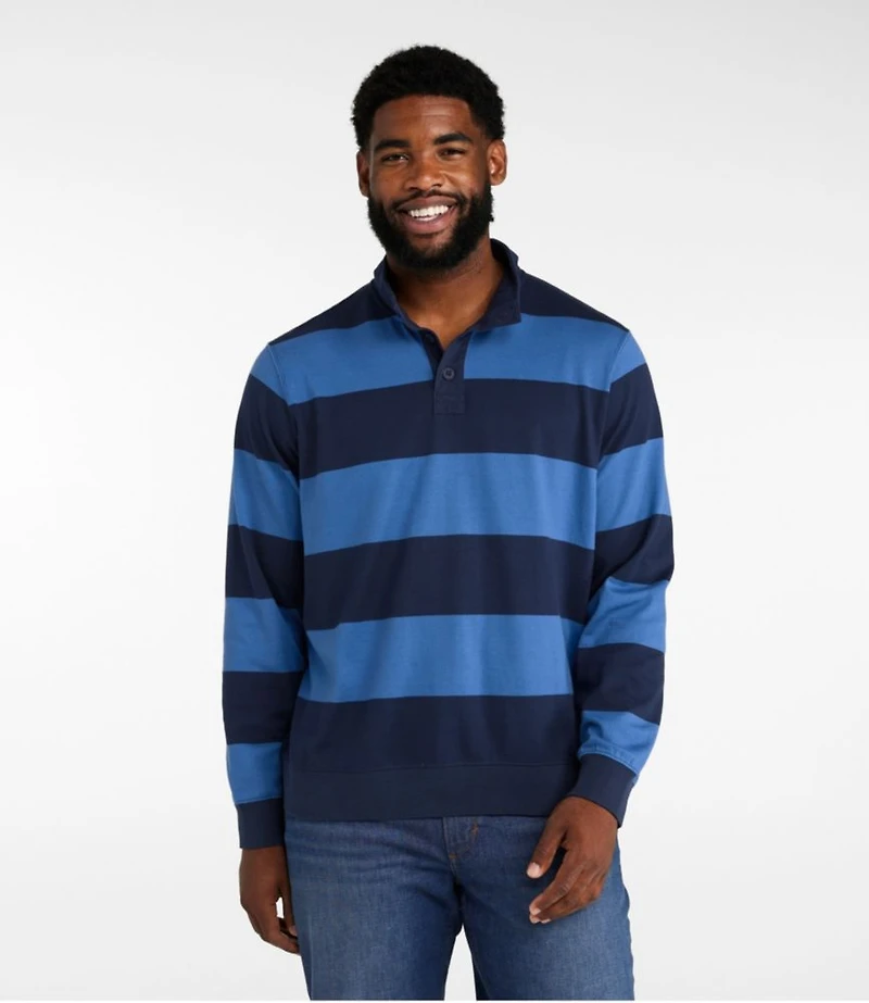 Men's Bean's Vintage Soft Rugby, Mockneck