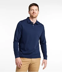Men's Comfort Stretch Performance® Polo, Long-Sleeve