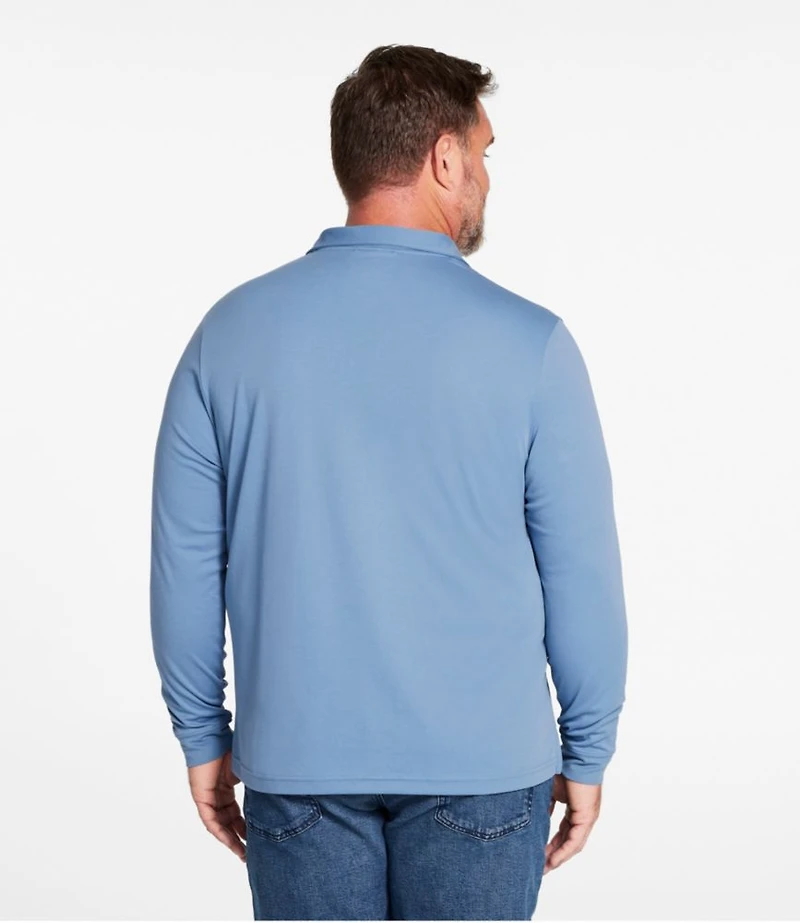 Men's Comfort Stretch Performance® Polo, Long-Sleeve