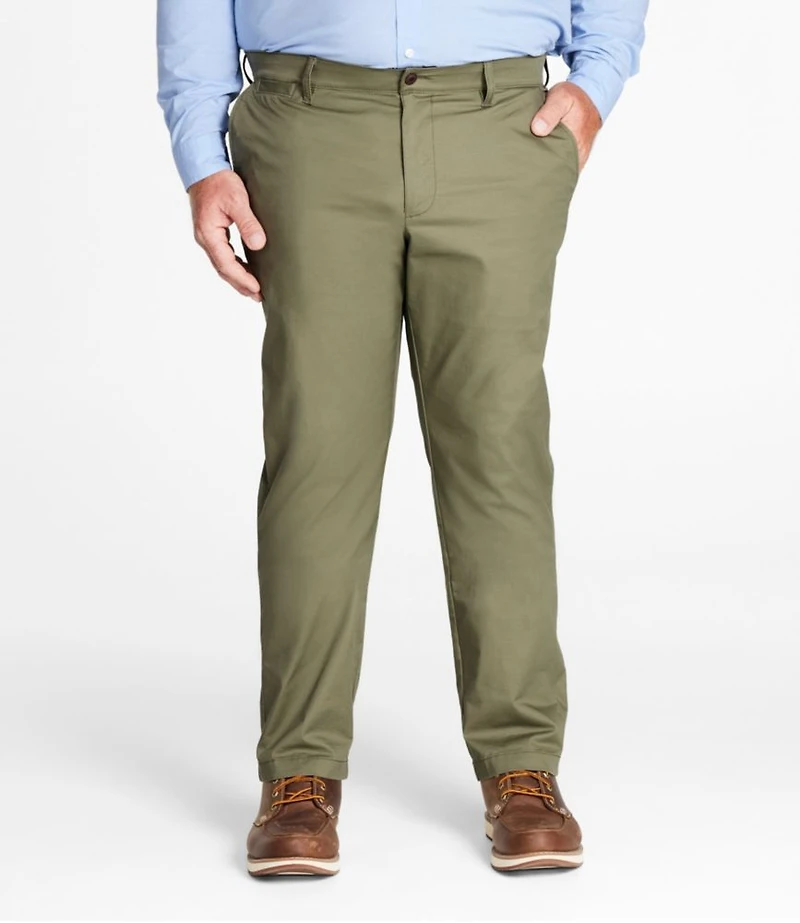 Men's Comfort Stretch Performance® Chinos, Standard Athletic Fit, Straight Leg