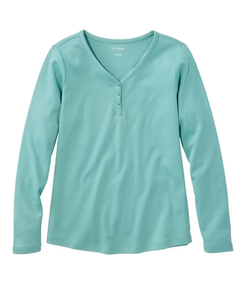 Women's L.L.Bean V-Neck Henley