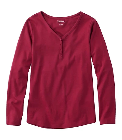 Women's L.L.Bean V-Neck Henley
