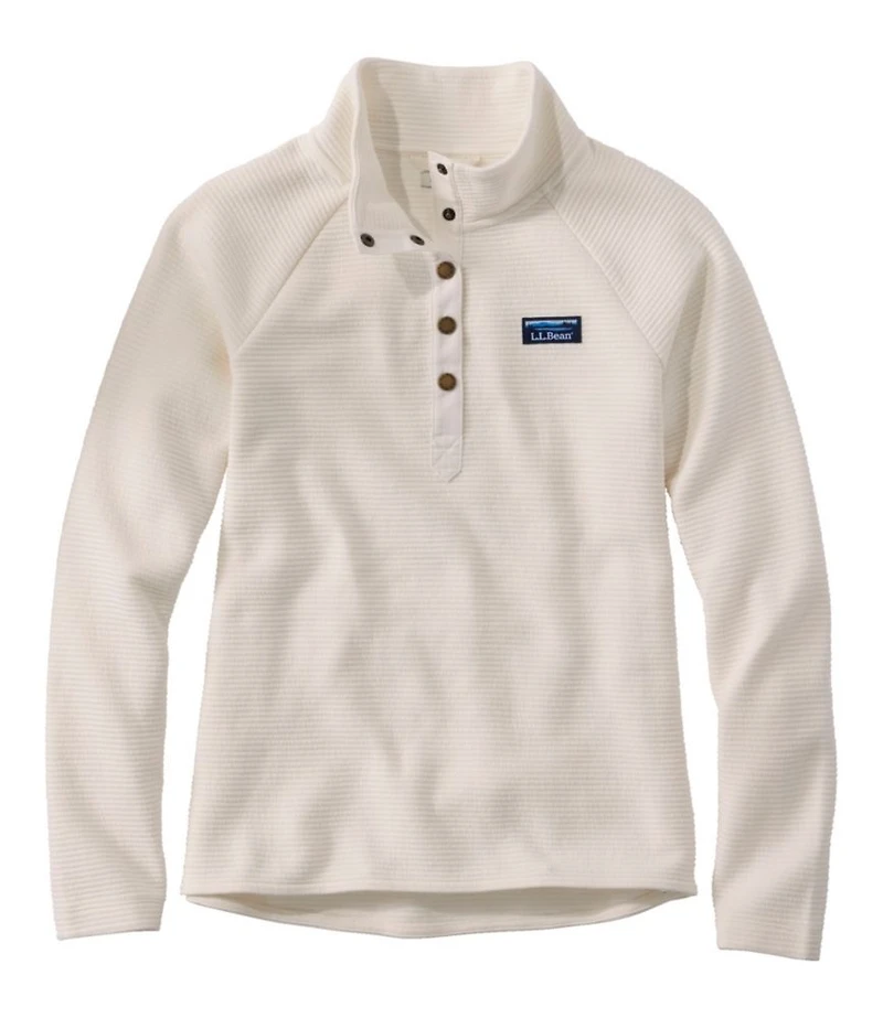 Women's Lakewashed Double-Knit Quarter-Snap