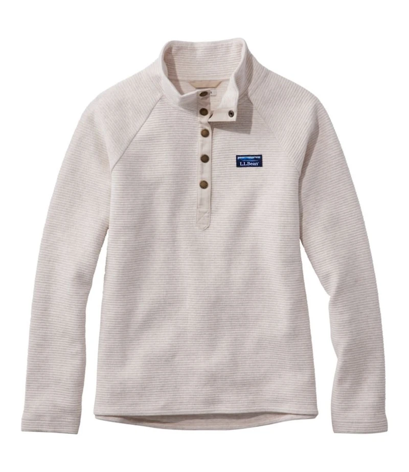 Women's Lakewashed Double-Knit Quarter-Snap