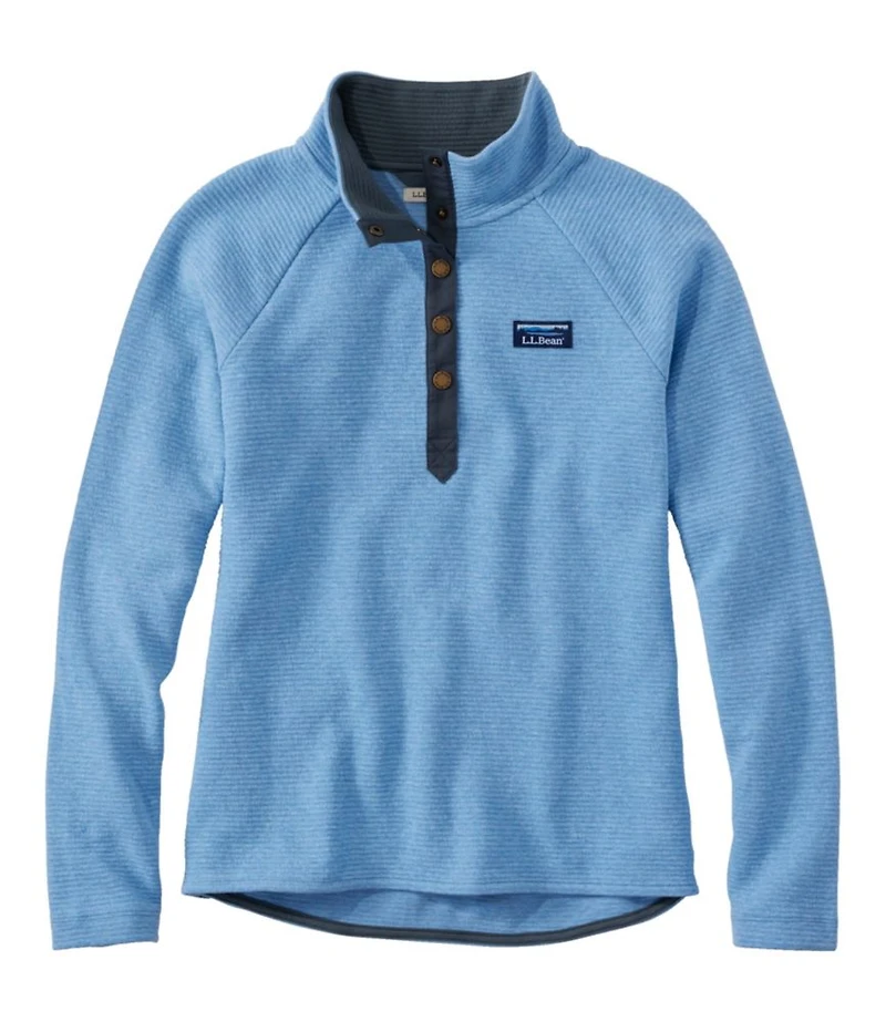 Women's Lakewashed Double-Knit Quarter-Snap