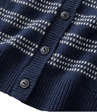 Women's Bean's Classic Ragg Wool Sweater, Button-Front Cardigan Novelty