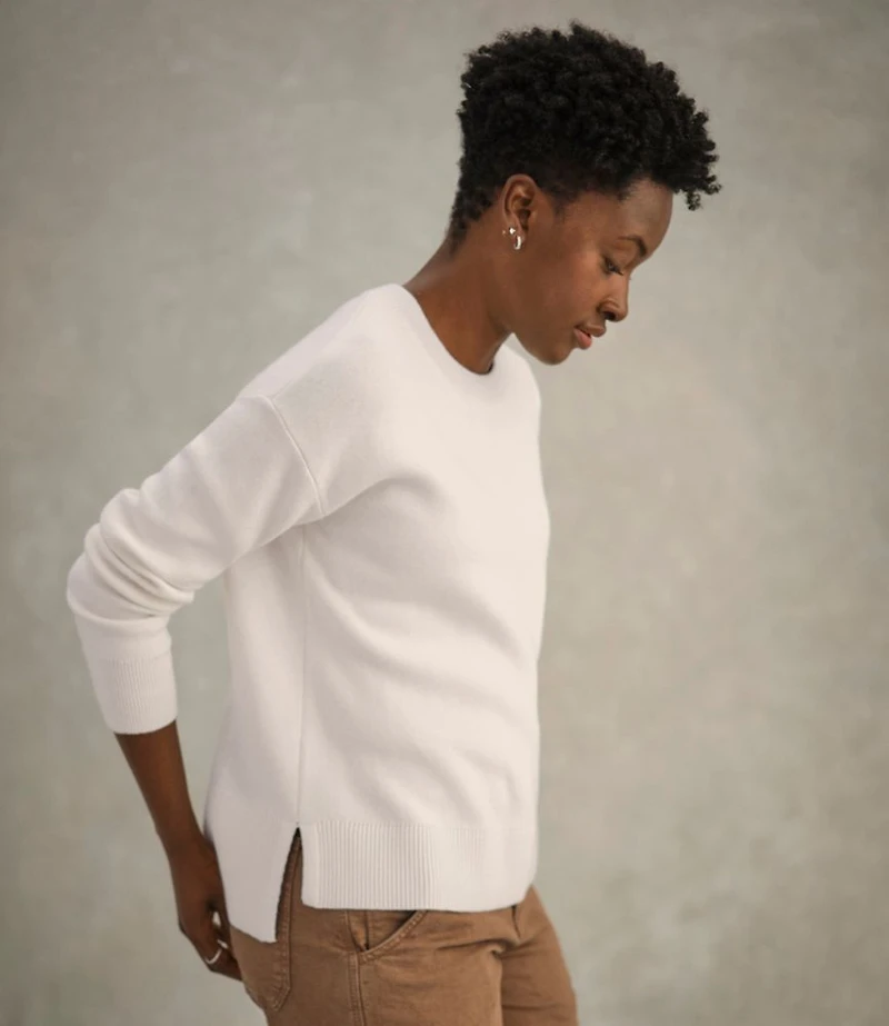 Women's Wicked Soft Cotton/Cashmere Crewneck Sweater