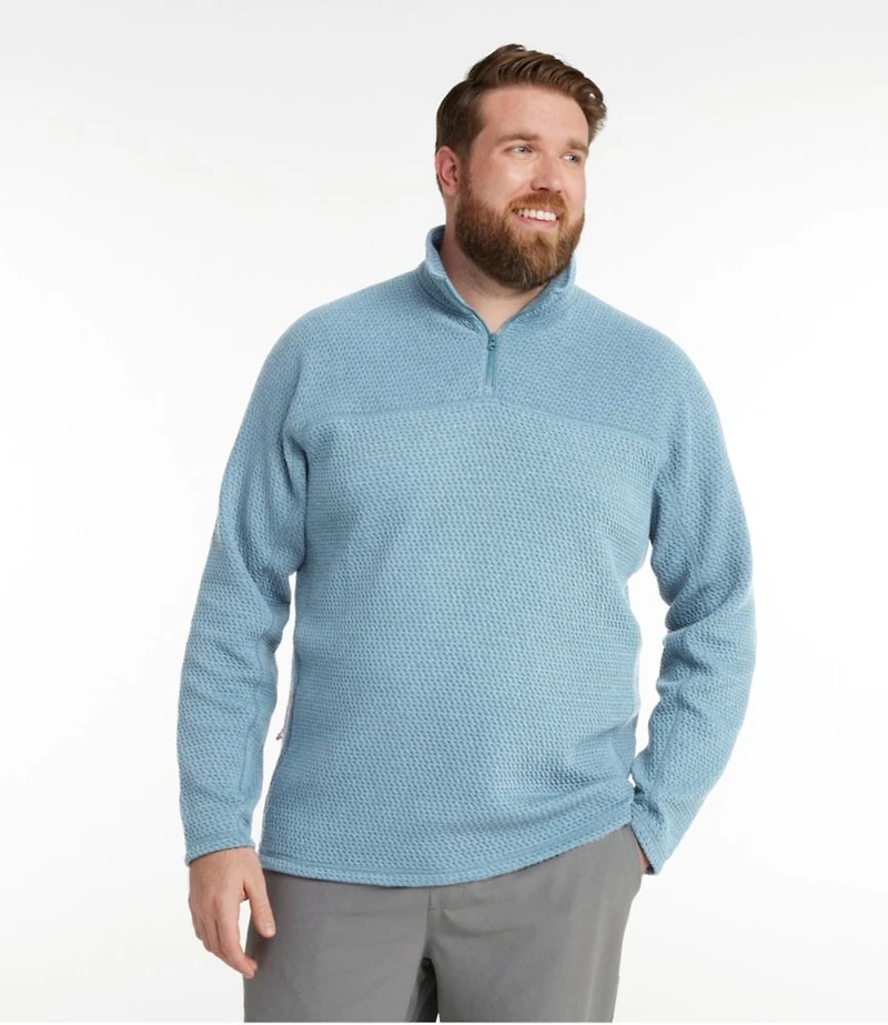 Men's Ridgeknit Pullover, Quarter-Zip
