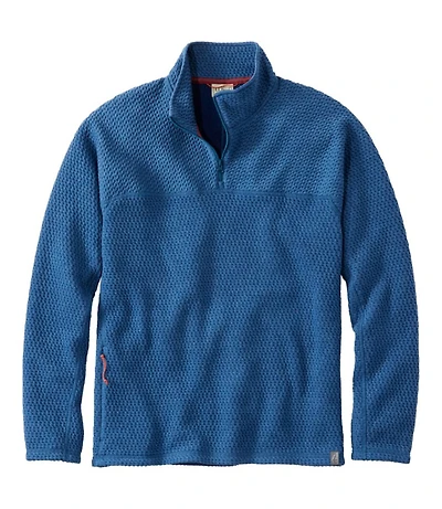 Men's Ridgeknit Pullover, Quarter-Zip