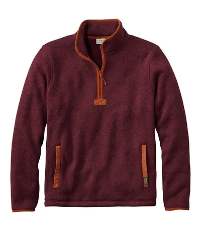 Men's Bean's Sweater Fleece Half-Zip Pullover