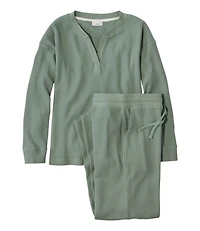 Women's Soft Waffle Sleep Set