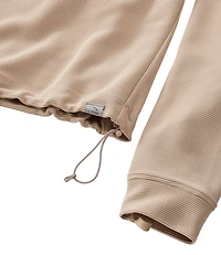 Women's VentureStretch Ottoman-Rib Pullover, Cropped