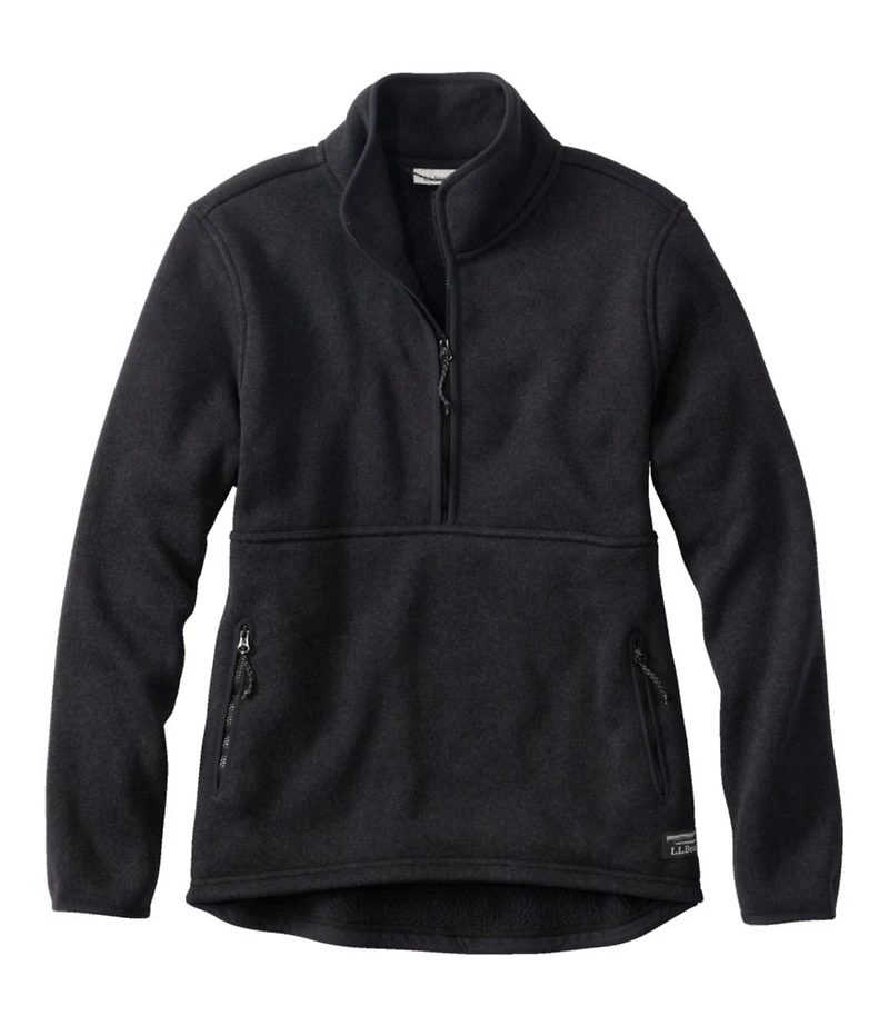 Women's L.L.Bean Sweater Fleece Half-Zip Pullover