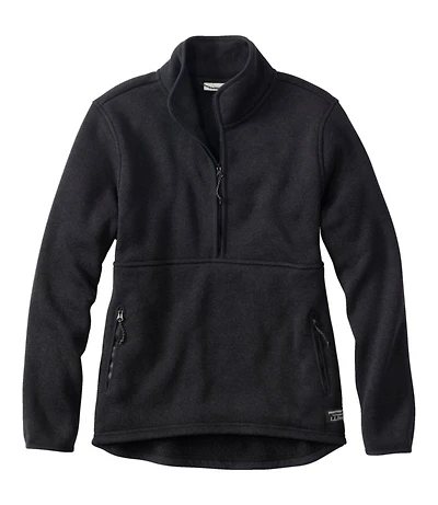 Women's L.L.Bean Sweater Fleece Half-Zip Pullover