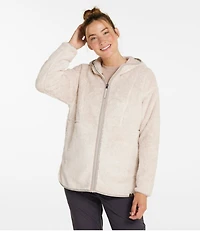Women's L.L.Bean Hi-Pile Fleece Jacket, Long Hooded