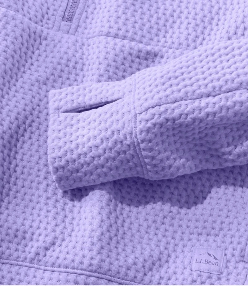 Women's Ridgeknit Half-Zip Pullover, Oversized