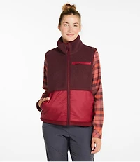 Women's Mountainside Fleece Vest, Colorblock