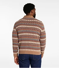 Men's Signature Camp Merino Wool Crewneck Sweater, Pattern