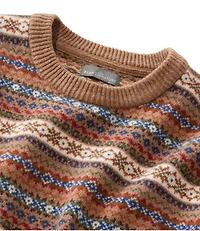 Men's Signature Camp Merino Wool Crewneck Sweater, Pattern