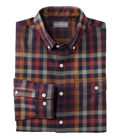 Men's Signature Premium Pima Cotton Oxford Shirt, Long-Sleeve