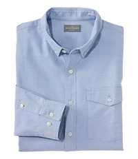 Men's Signature Premium Pima Cotton Oxford Shirt, Long-Sleeve