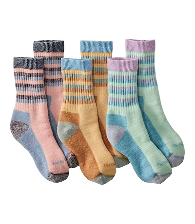Kids' Farm to Feet Trail Socks, Three-Pack