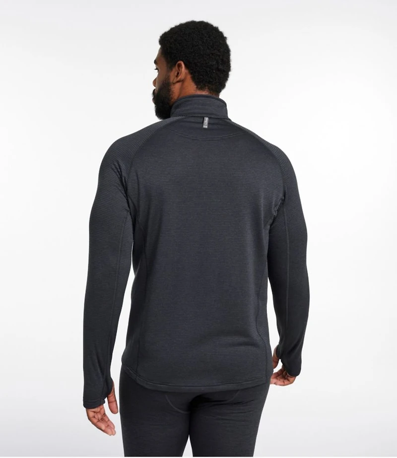 Men's L.L.Bean Midweight Base Layer Crew Top, 1/4 Zip