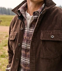 Men's Rangeley Corduroy Shirt, Slightly Fitted