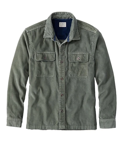 Men's Rangeley Corduroy Shirt, Slightly Fitted